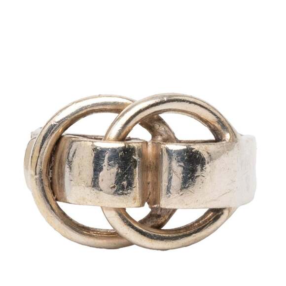 Hermes Touzano Ring SV925 Silver Women's HERMES